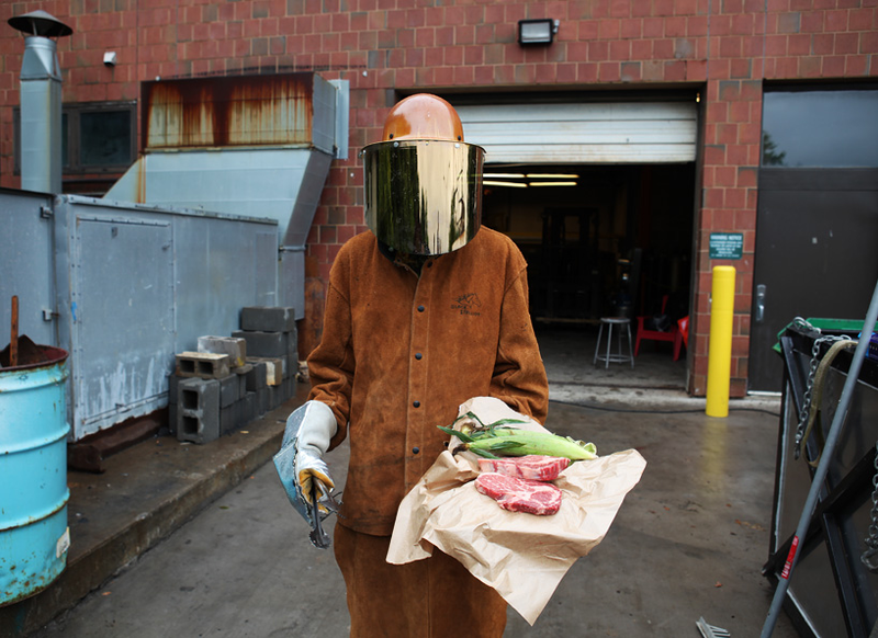 Illustration for article titled These Maniacs Cooked Steak With Molten Lava and Lightning